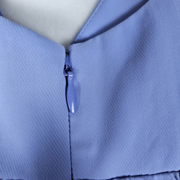 Amanda Uprichard x Revolve Eloise Dress English Lavender Mini Smocked Pockets M - Picture 12 of 16